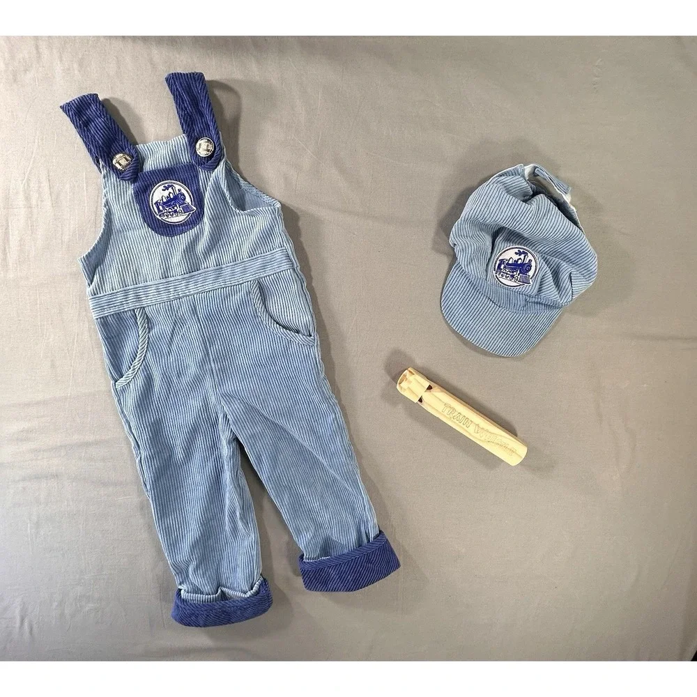 Spooktacular Creations Halloween Costume Train Engineer 3T-4T Dress Up Pretend